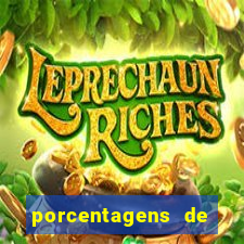 porcentagens de jogos pagantes